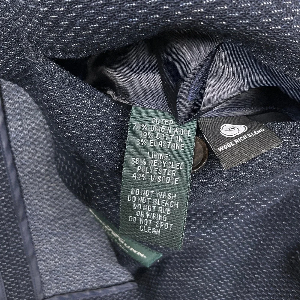 Rodd & Gunn Officina Blazer Mens 42 Navy Blue Sports Fit Italian Wool - Picture 7 of 12